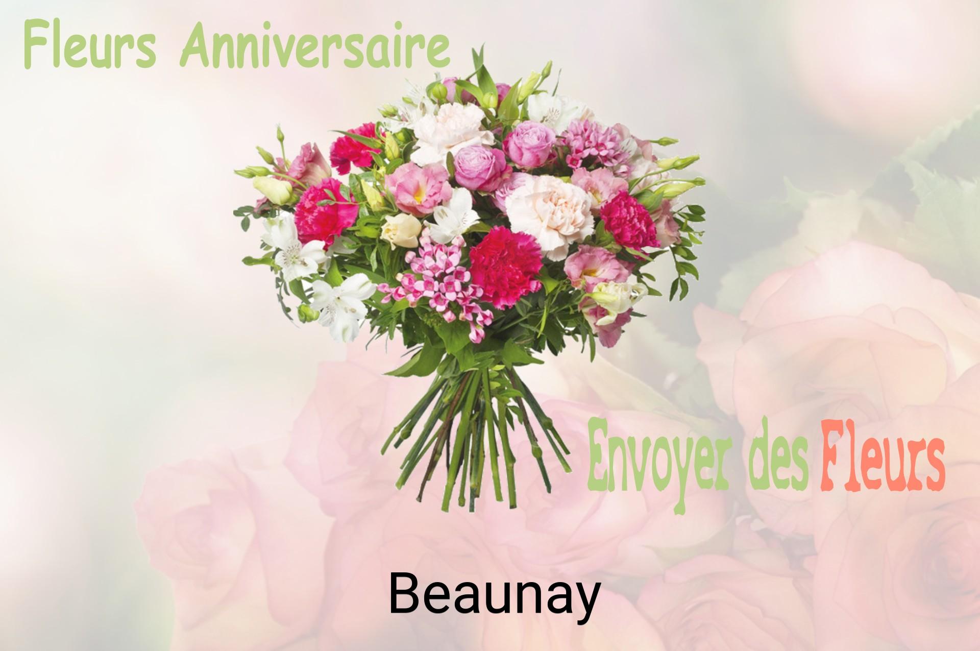 Bouquet de fleurs d’anniversaire livré à Beaunay